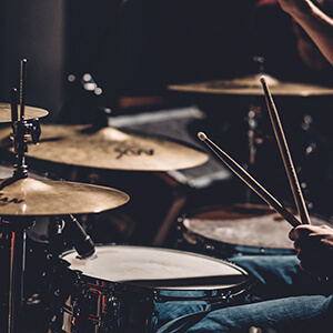 Batterista gruppo di musica