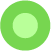Cerchio verde identità grafica