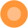 Cerchio arancia identità grafica