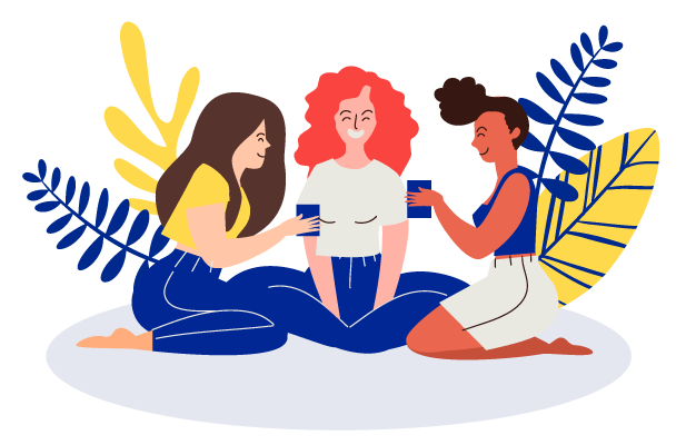 Illustrazione Freepik di amici