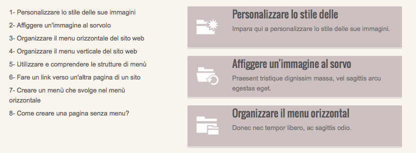 It elenco dettaigliata semplice manager